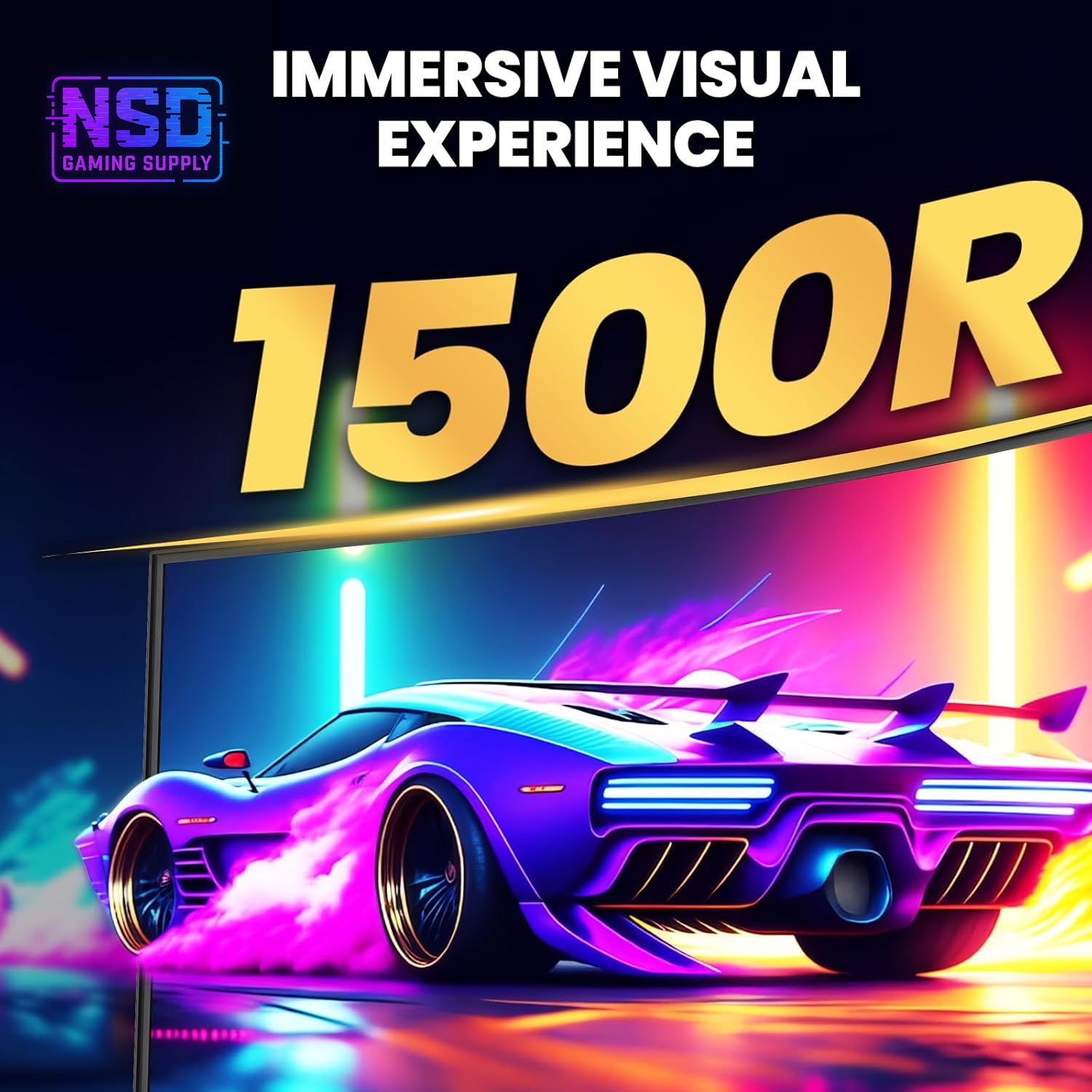 49" Curved Gaming Monitor | DQHD(5120 * 1440), 144Hz/165Hz, 1500R, 32:9, AMD Freesync, 120% Srgb, Height Adjustable Ultra-Wide Screen Monitors, HDMI 2.1 & DP 1.4, Wall Mount Install- Black