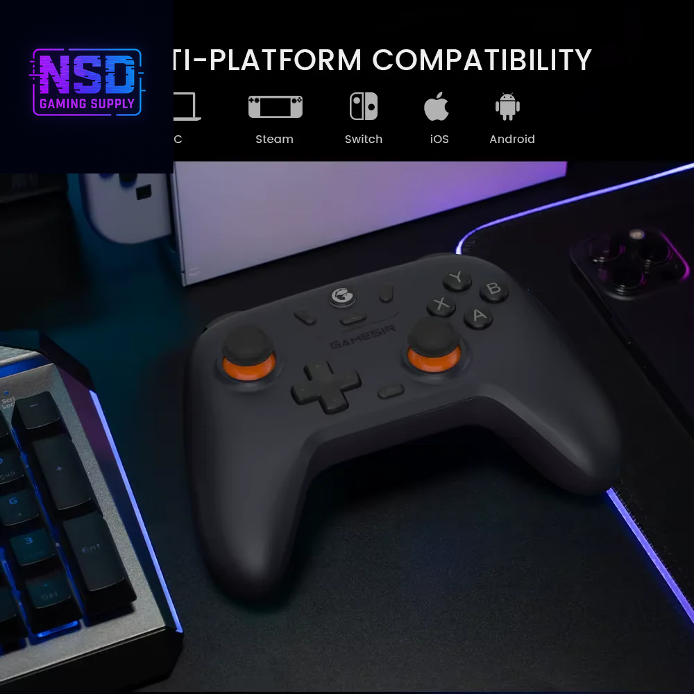 Gamesir T4 Nova Lite Wireless Gamepad Game Controller for Switch, Android, IOS, PC & Steam Games Hall Effect Stick