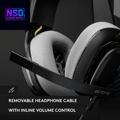 Logitech G Astro A10 Gen 2 Cross-Platform Wired Gaming Headset for Playstation 5/4, Xbox S|X, Nintendo Switch, PC: 3.5Mm Headphone Jack, 32Mm Drivers, Flip-To-Mute Mic, Over-Ear - Black/Xbox Edition