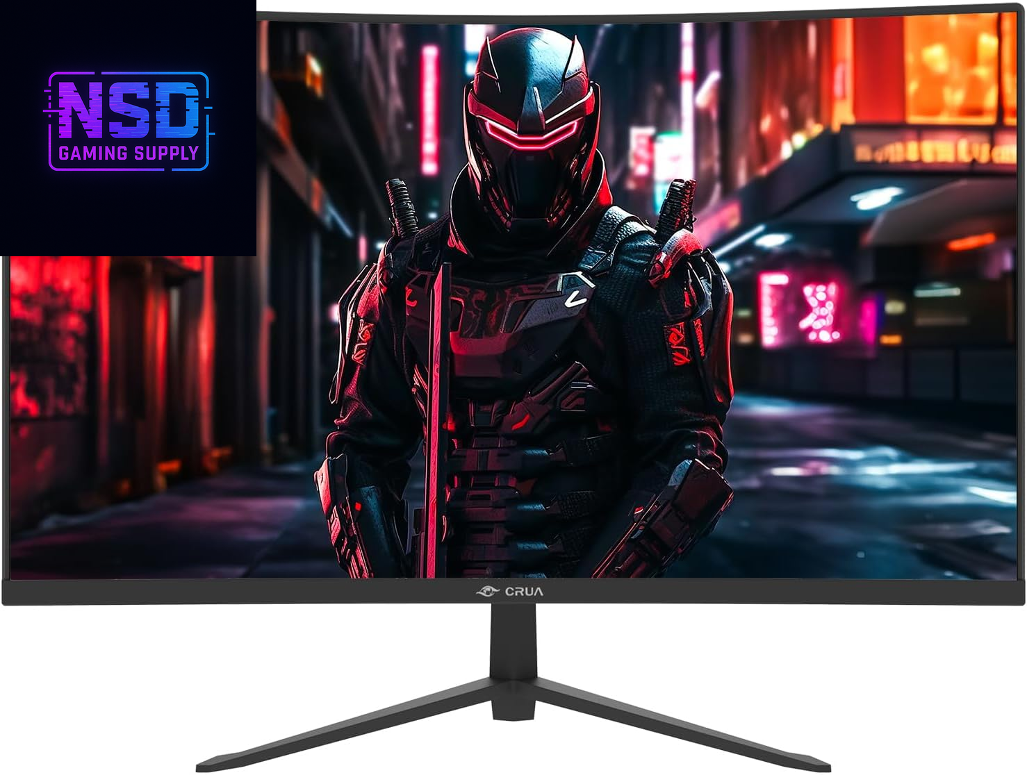24 Inch 200Hz/180Hz Curved Gaming Monitor, FHD 1080P Frameless Computer Monitors, Support AMD Freesync Low Motion Blur, Eye Care, Displayport, HDMI, Compatible Wall Mountable Installs-Black