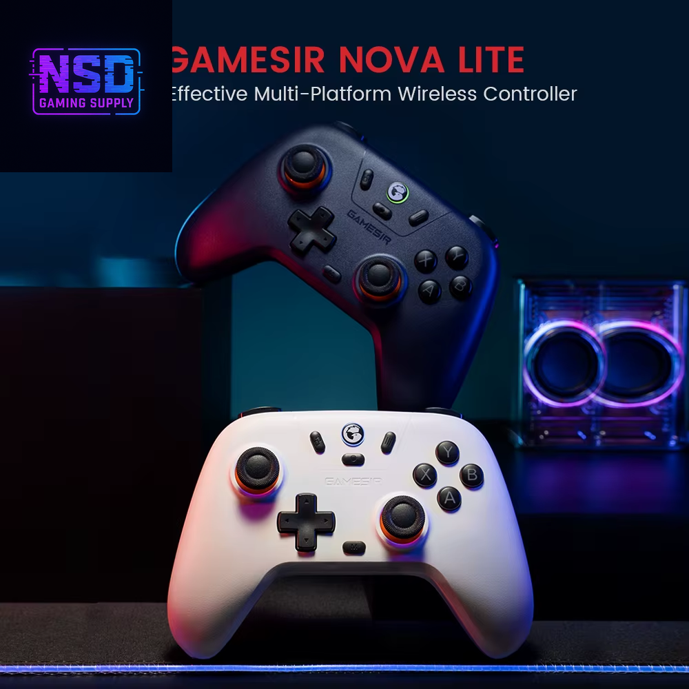 Gamesir Nova Lite Wireless Gamepad Controller with Bluetooth, Dongle, Wired for Switch, Android, IOS, PC & Steam Games