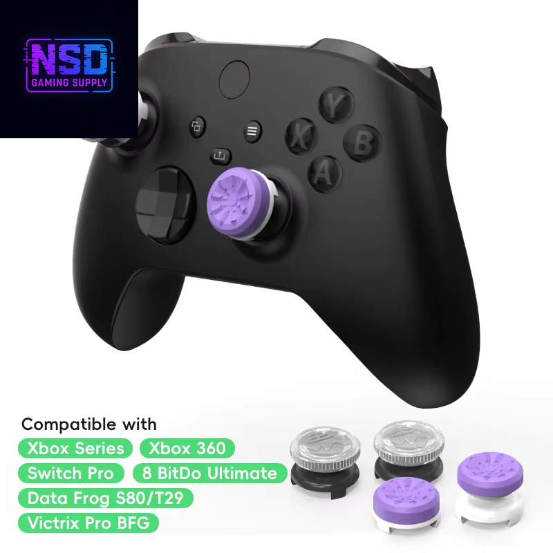 Freek Galaxy Thumb Grip Caps for Playstation PS4 PS5 FPS High-Rise Analog Stick Grips Covers for Xbox Series S/X Controller