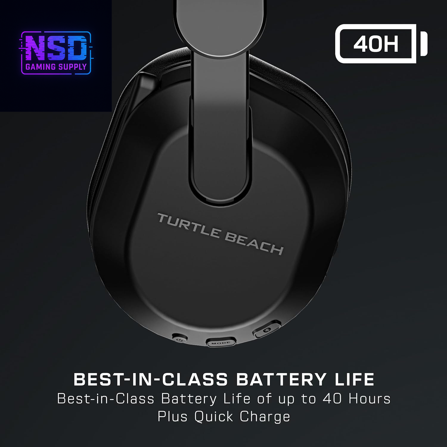 Stealth 500 Wireless Gaming Headset Licensed for Xbox Series X|S, Compatible with Xbox One, Bluetooth, PC, Mobile, 40 Hr Battery, Memory Foam Cushions, Flip-To-Mute Mic, Black