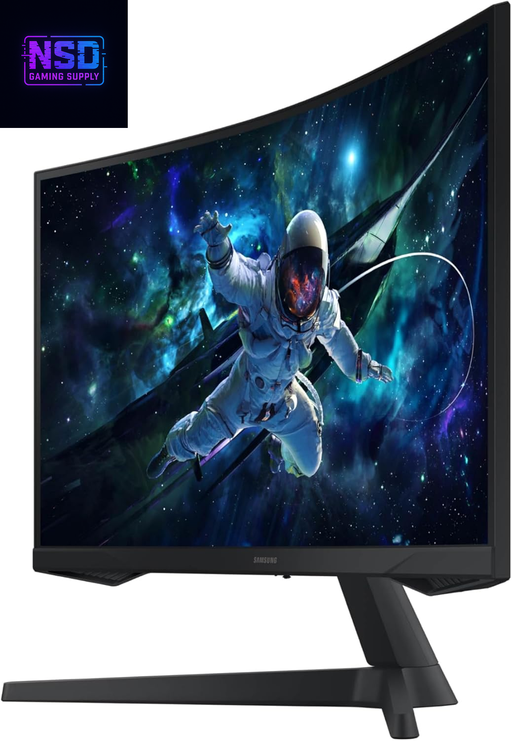 32" Odyssey G55C Series QHD 1000R Curved Gaming Monitor, 1Ms(Mprt), HDR10, 165Hz, AMD Radeon Freesync, Eye Care, Glare Free, Sharp Resolution LS32CG550ENXZA