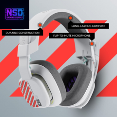 Logitech G Astro A10 Gen 2 Cross-Platform Wired Gaming Headset for Playstation 5/4, Xbox S|X, Nintendo Switch, PC: 3.5Mm Headphone Jack, 32Mm Drivers, Flip-To-Mute Mic, Over-Ear - White/Xbox Edition