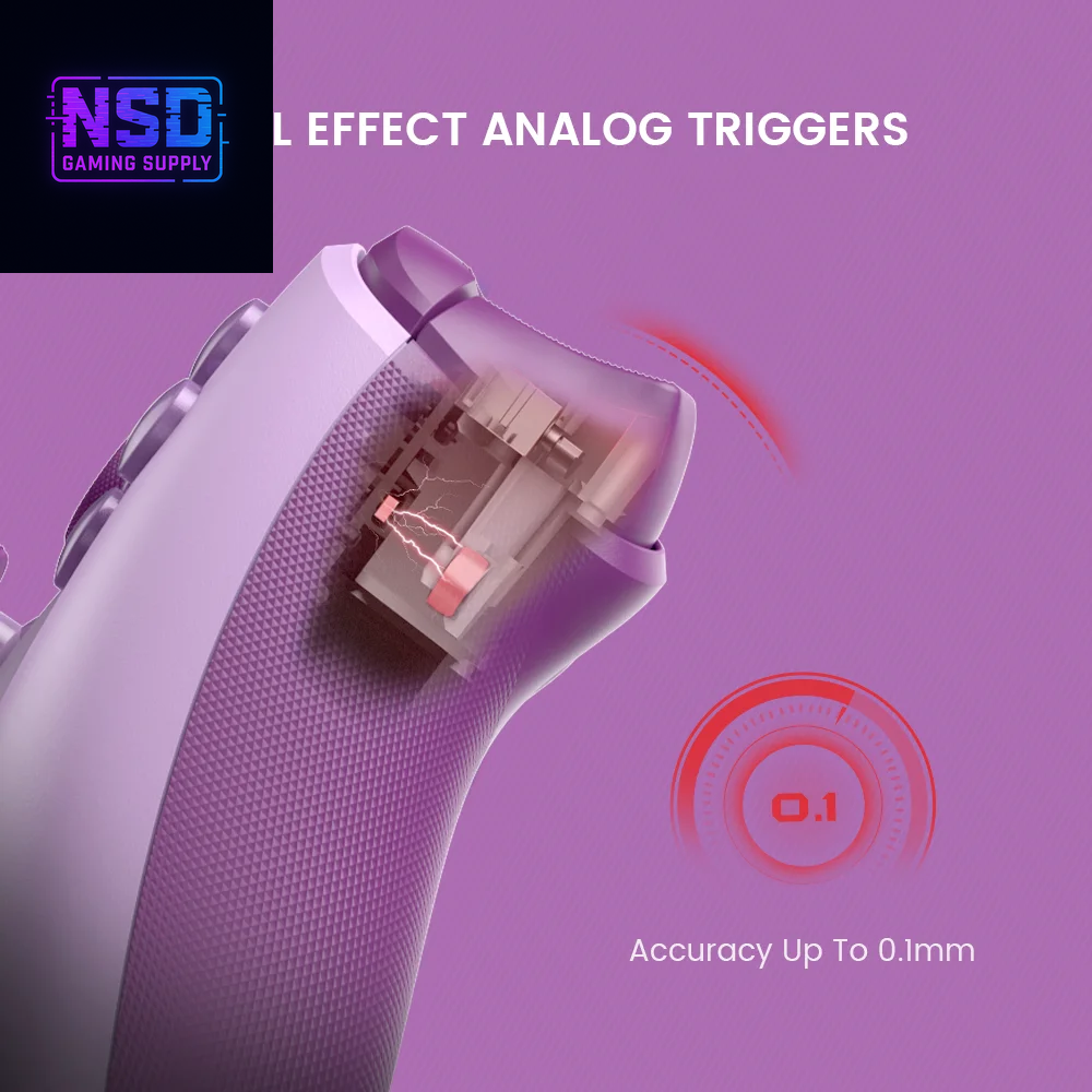 G7 SE Wired Controller for Xbox Series X|S, Xbox One & Windows 10/11, Plug and Play Gaming Gamepad with Hall Effect Joysticks/Hall Trigger, 3.5Mm Audio Jack - Purple