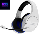 HHSS1C-KB-WT/G Cloud Stinger Core – Wireless Gaming Headset, for PS4, PS5, PC, Lightweight, Durable Steel Sliders, Noise-Cancelling Microphone - White