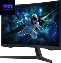 32" Odyssey G55C Series QHD 1000R Curved Gaming Monitor, 1Ms(Mprt), HDR10, 165Hz, AMD Radeon Freesync, Eye Care, Glare Free, Sharp Resolution LS32CG550ENXZA