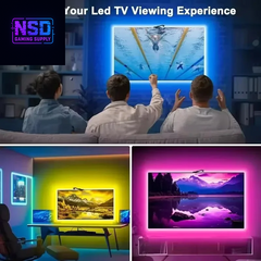 Ambilight Tv Kit Led Smart Light Strip with Camera for Tv Synchronization Tv Backlight Sync to Screen 5V Usb 5M 3.8M App Control