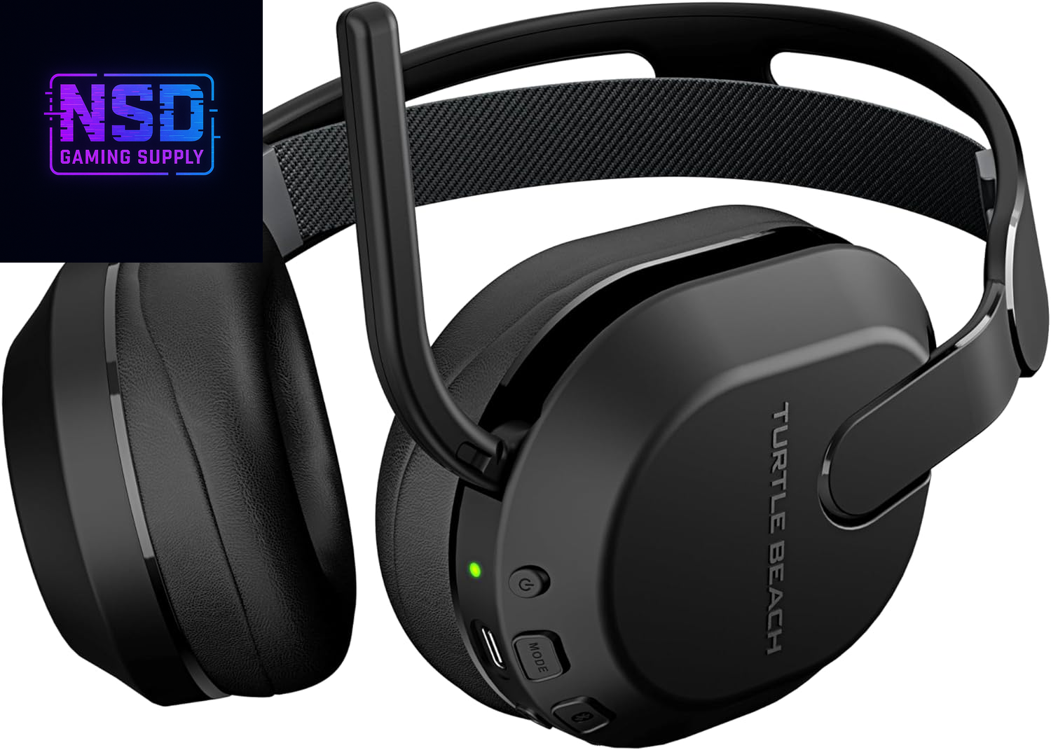 Stealth 500 Wireless Gaming Headset Licensed for Xbox Series X|S, Compatible with Xbox One, Bluetooth, PC, Mobile, 40 Hr Battery, Memory Foam Cushions, Flip-To-Mute Mic, Black
