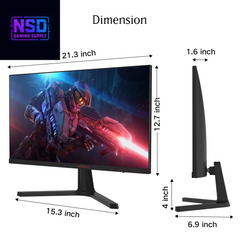 24-Inch FHD 165Hz Gaming Monitor – 1ms Response, Adaptive Sync, HDMI & DisplayPort (Model 24E4)