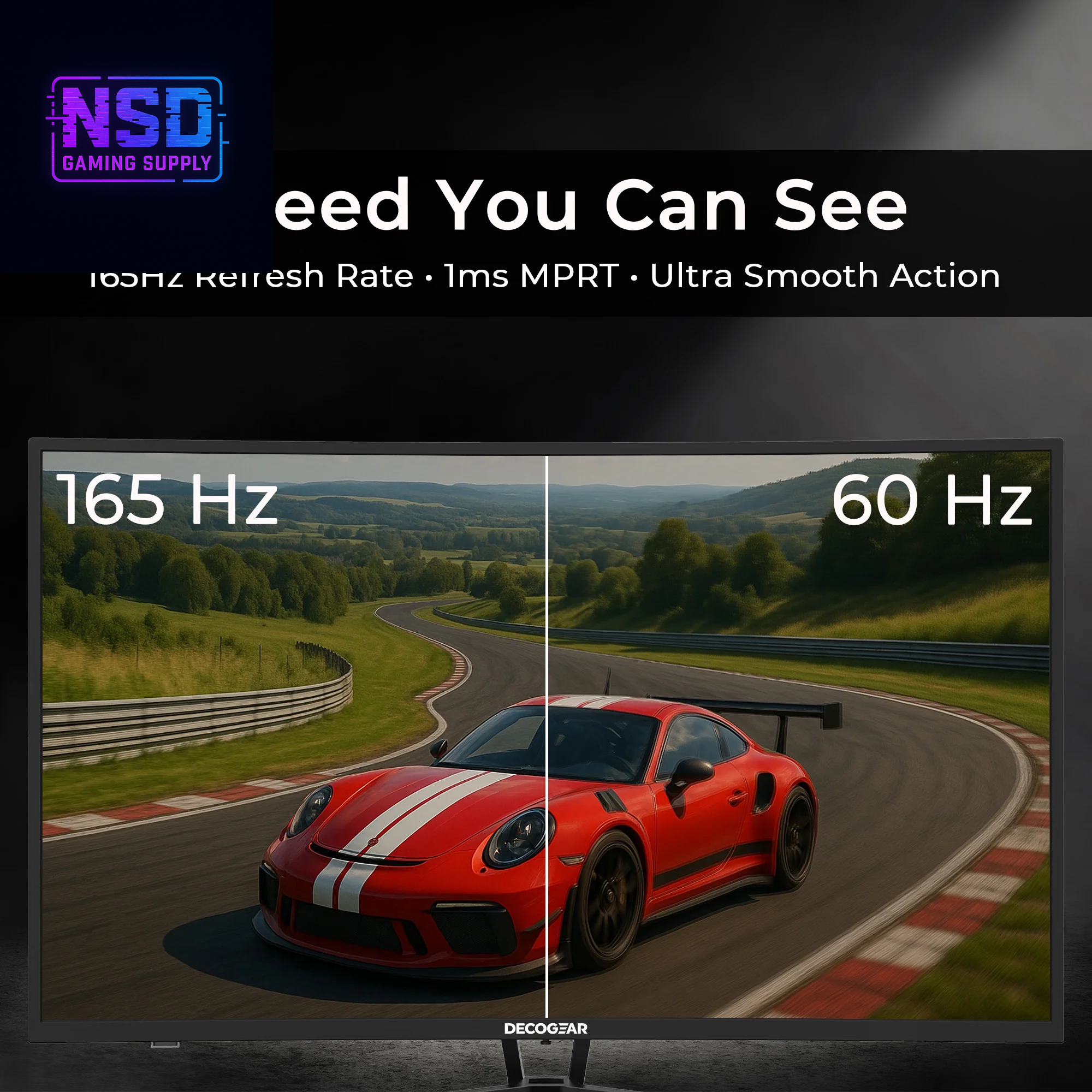 39" Curved Widescreen Gaming Monitor | 2560X1440 1Ms MPRT 165 Hz | 16:9 HDR400 4000:1