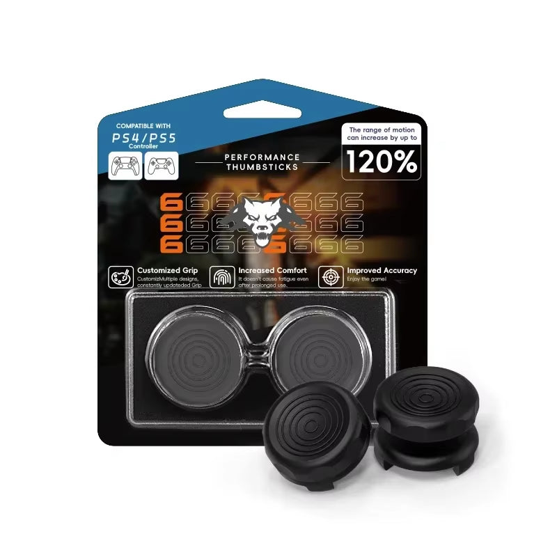 High Rise FPS Thumb Grips for Gaming Controllers Ergonomic Analog Stick Caps Enhanced Grip Galaxy Game Accessories