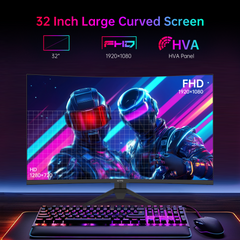 32" FHD 240Hz/1Ms 1500R Curved Gaming Monitor | H32S17F