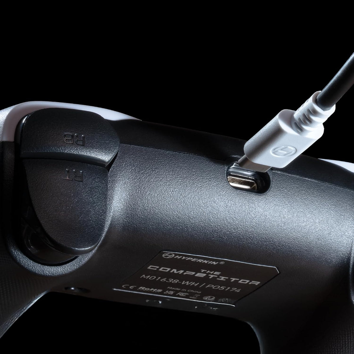Hyperkin The Competitor Wired Xbox Controller, Hall Effect Joysticks, Symmetrical Layout, White