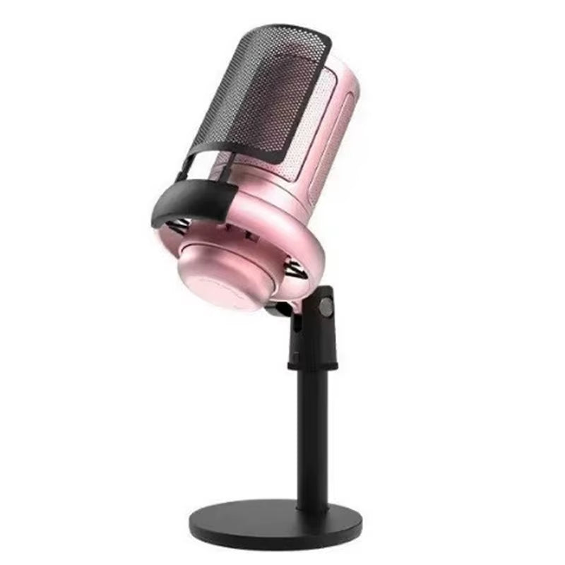 ME6S RGB Gaming Microphone Dynamic Broadcast Mic for Streaming and Podcasting