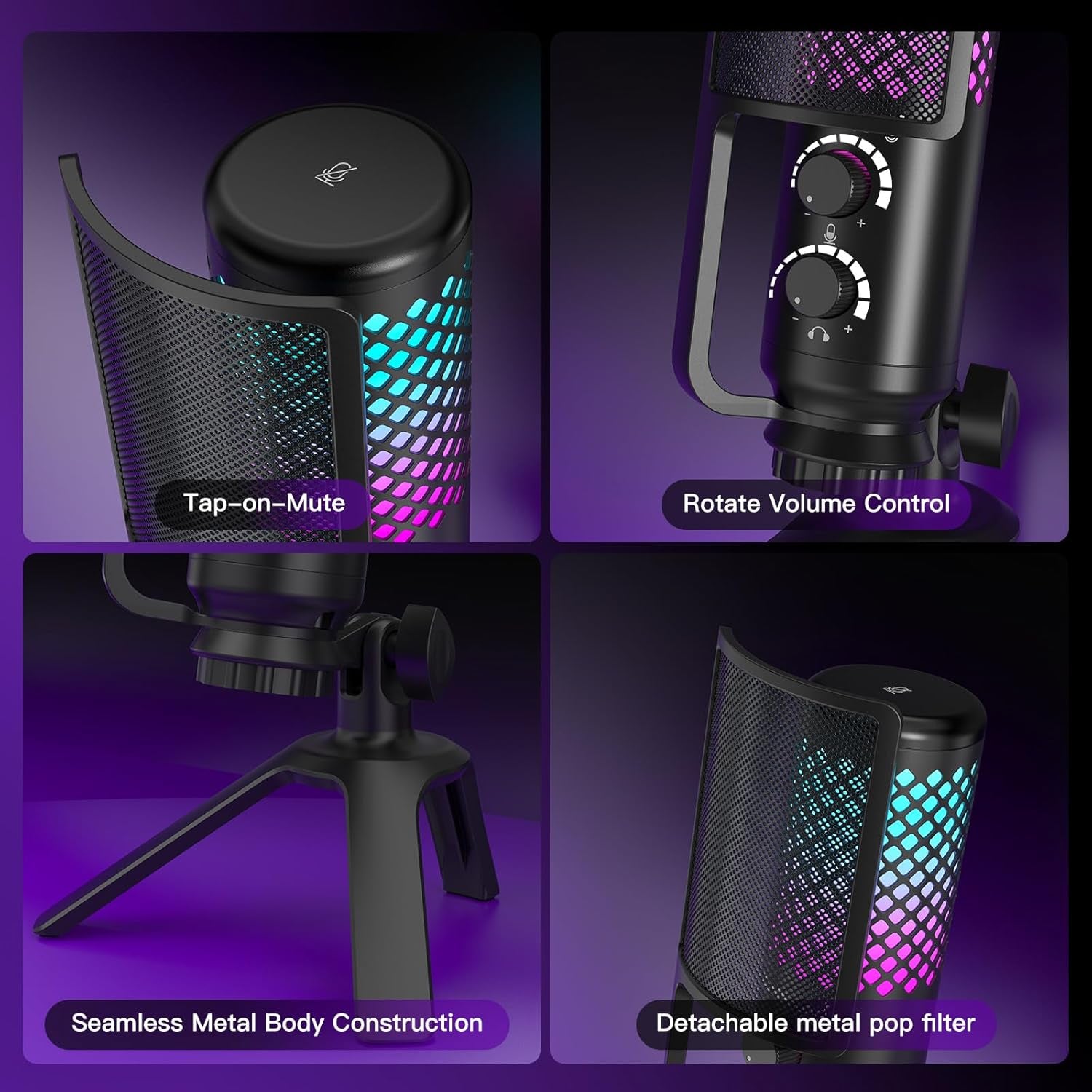 Podcast Microphone for Pc/Mac/Iphone/Phone.