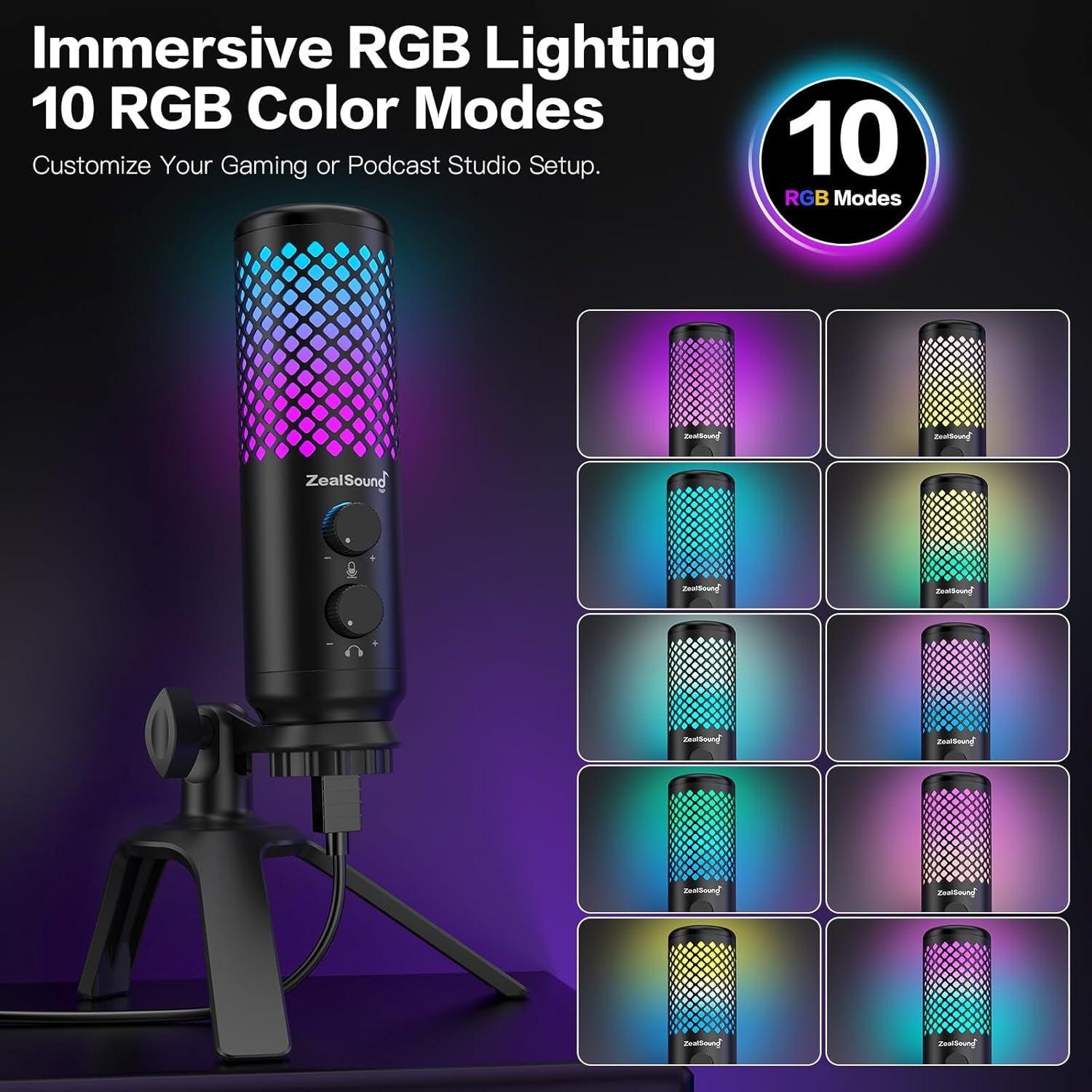 Podcast Microphone for Pc/Mac/Iphone/Phone.