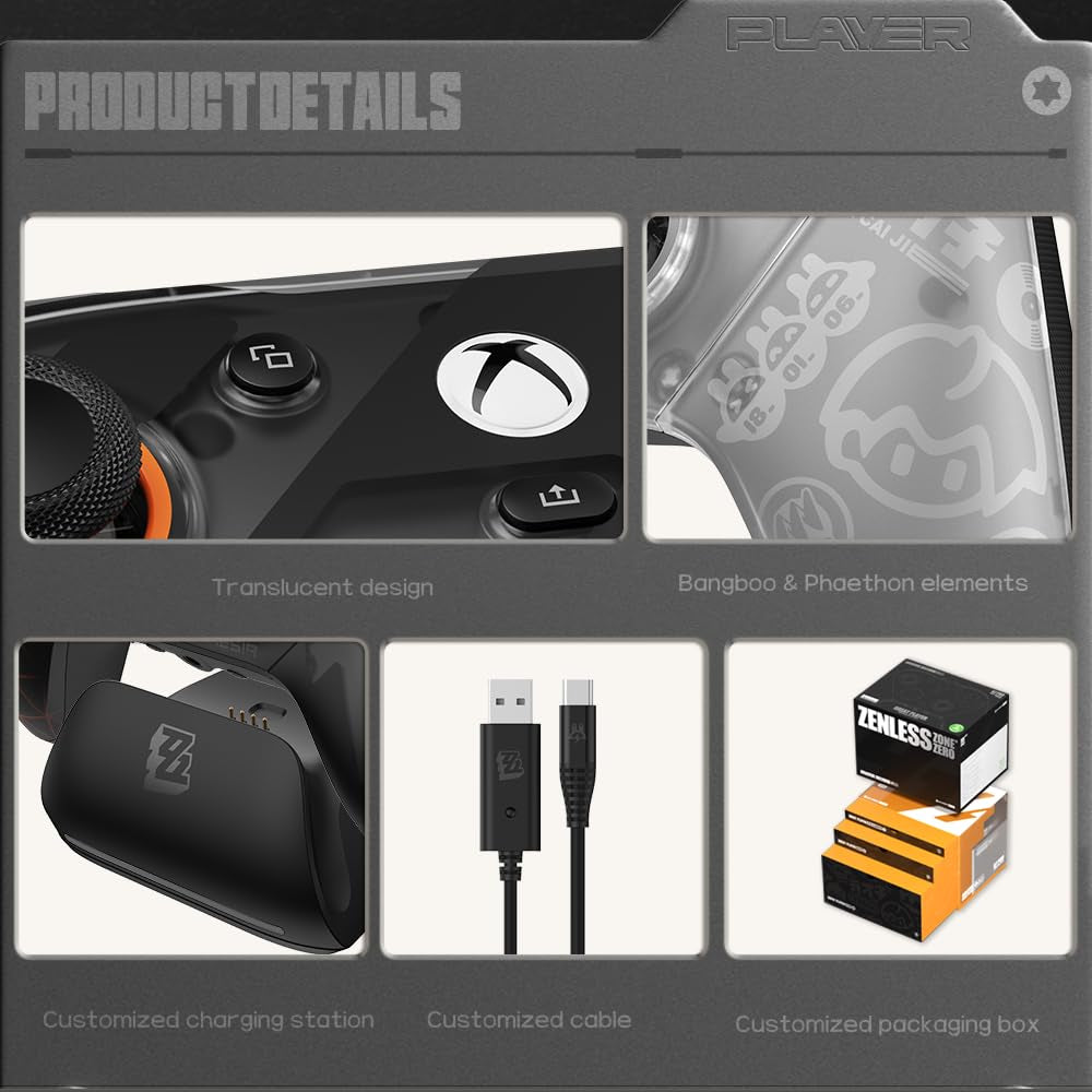 GameSir G7 Pro Wireless Xbox Controller, Zenless Zone Zero Edition, TMR Sticks & Charging Dock