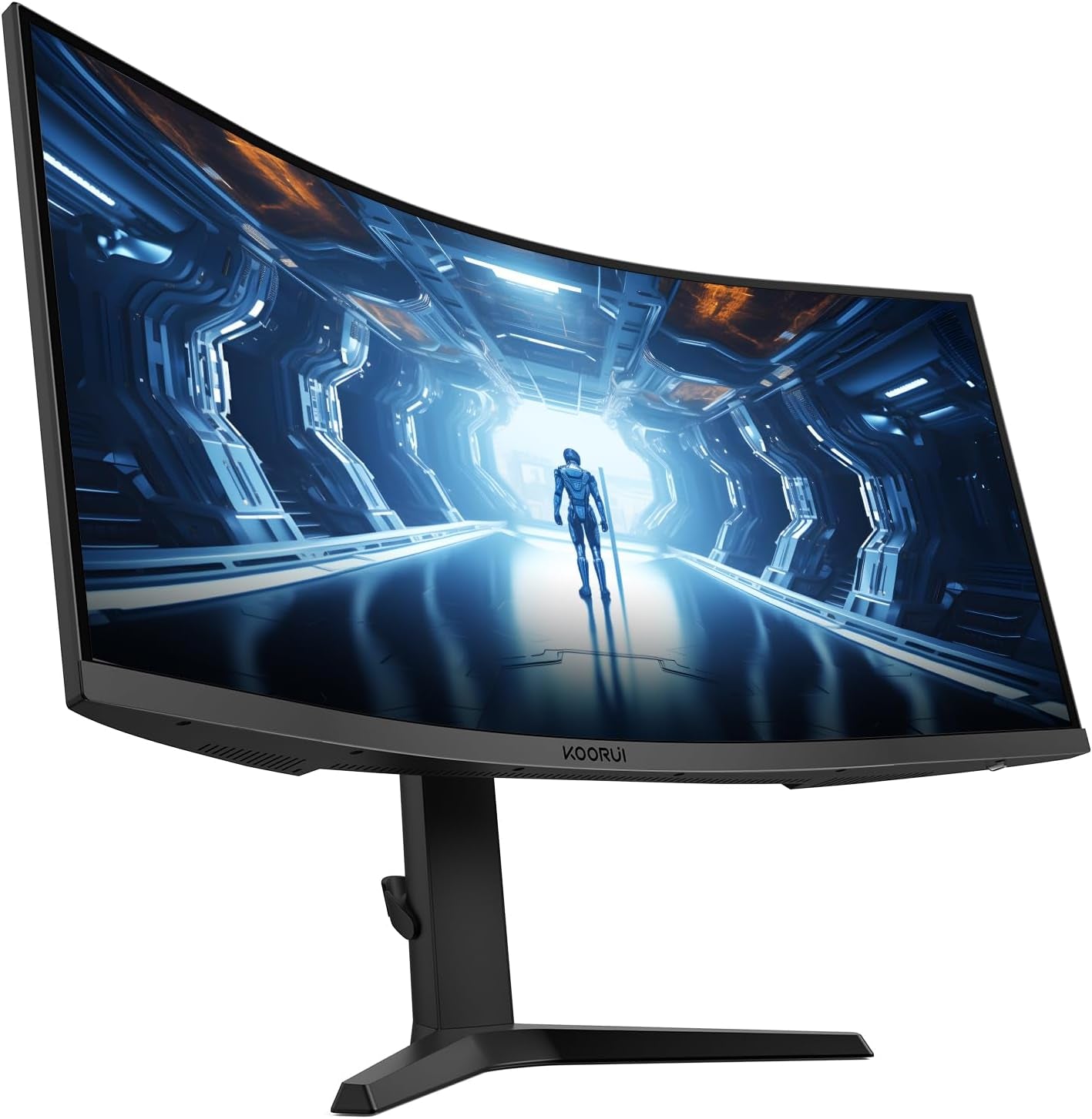34-Inch Curved Ultrawide WQHD 3440×1440 Gaming Monitor, 180Hz 1000R- PIP/PBP, 1Ms(Mprt), HDR400, DCI-P3 95%, Freesync Premium, 1 X DP 1.4 & 2 X HDMI 2.0, Tilt Height Swivel Adjustment, 34E6UC