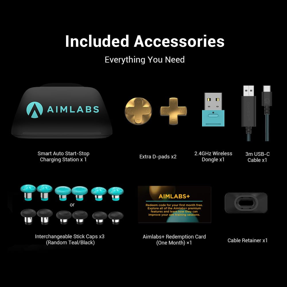 GameSir G7 Pro 8K Aimlabs Edition Wireless PC Controller, TMR Sticks, Hall Effect Triggers & 8000Hz Polling