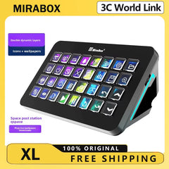 Mirabox XL Visual Console 32-Key Macro Keyboard Programmable Streamdeck Live Central Control Macro Keyboard PC Gamer Accessories