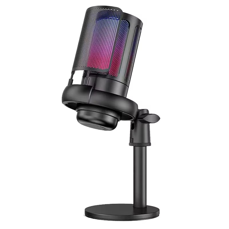 RGB Gaming Microphone Professional Dynamic Mic for Studio Broadcast Voice Computer Gamer Streaming Podcast Livestreaming Mic