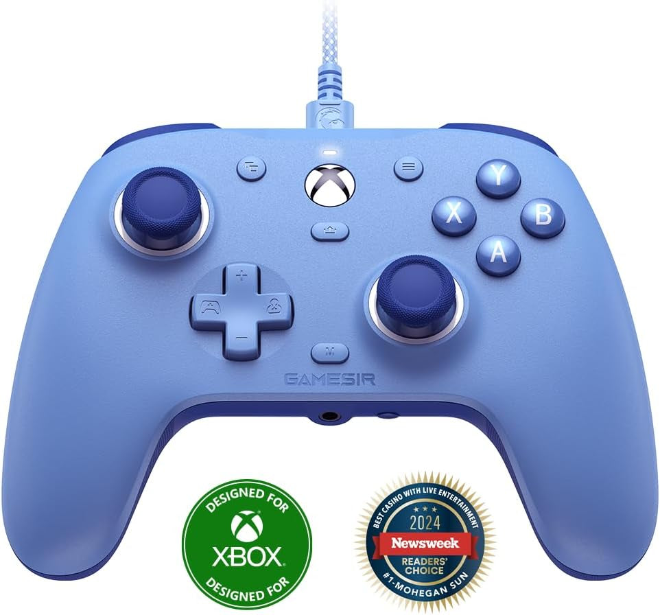 Pro Wired Game Controller – Hall Effect Joysticks, Custom Back Keys, Vibration Triggers, 3.5mm Audio Jack for Xbox Series X|S, Xbox One & Windows 10/11
