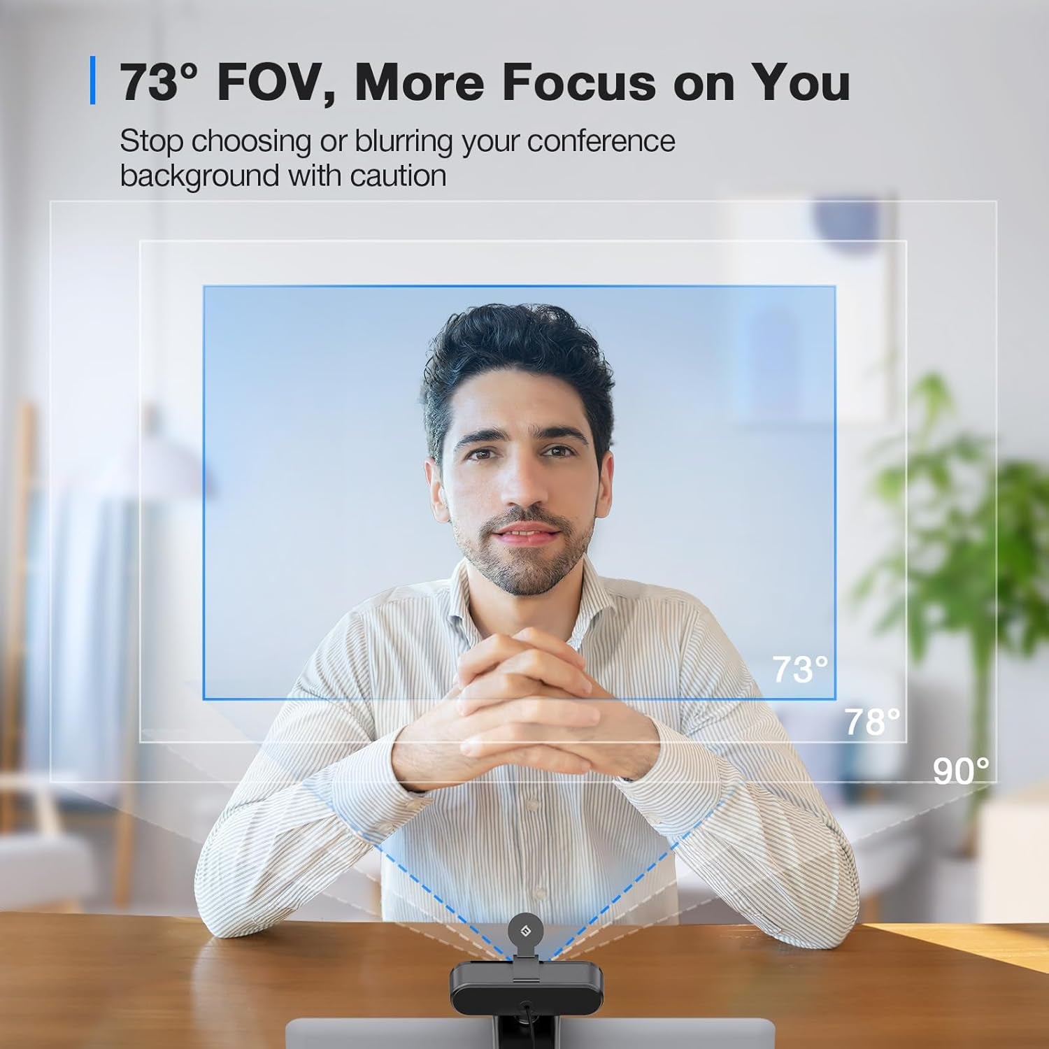 EMEET SmartCam C960 4K Webcam for PC and Laptop