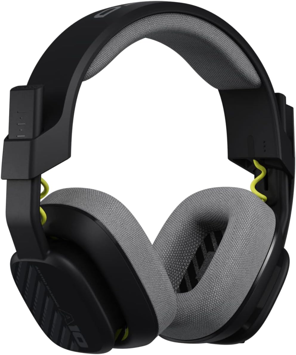 Logitech G Astro A10 Gen 2 Wired Gaming Headset, Cross-Platform Over-Ear Headphones with Flip-To-Mute Mic and 3.5mm Jack