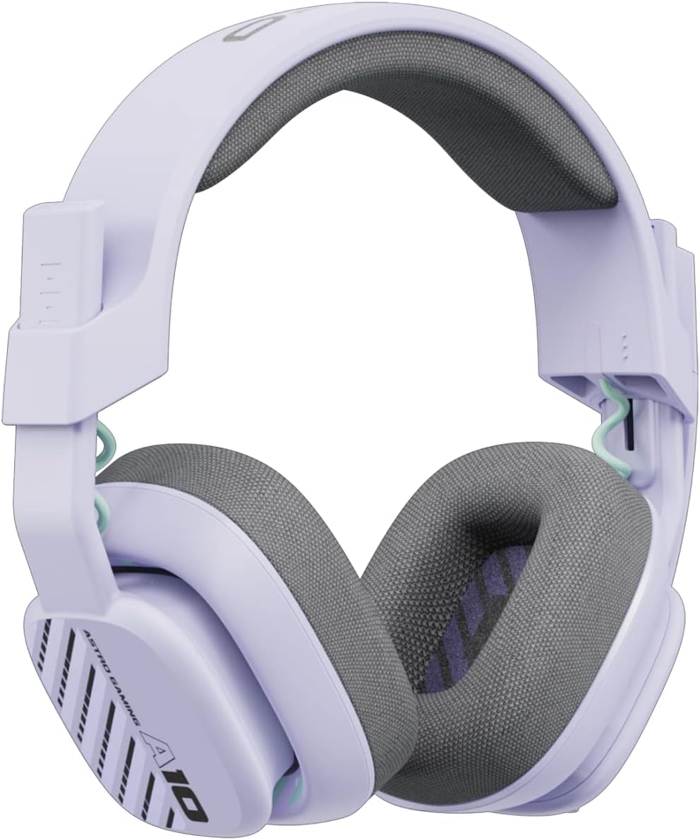 Logitech G Astro A10 Gen 2 Wired Gaming Headset, Cross-Platform Over-Ear Headphones with Flip-To-Mute Mic and 3.5mm Jack