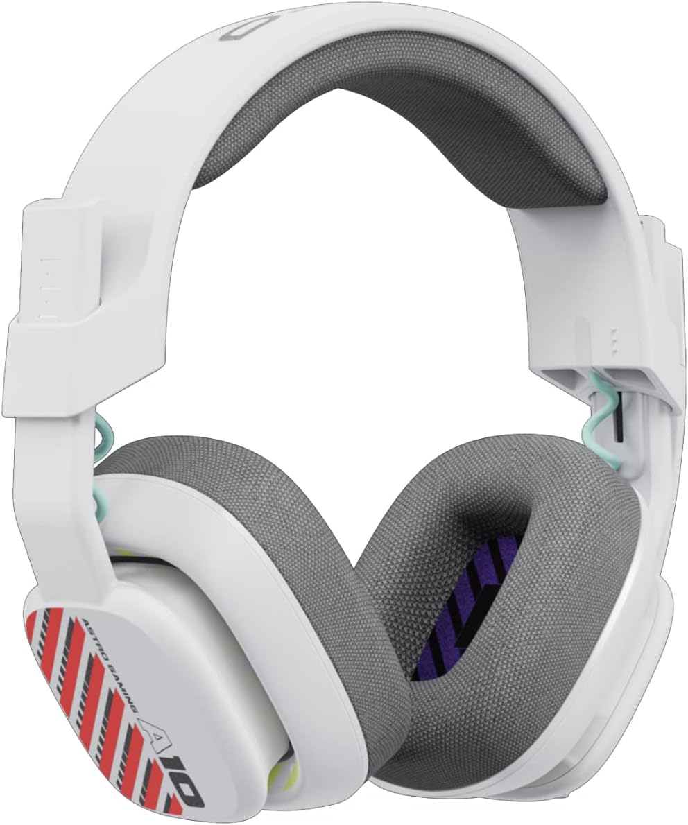 Logitech G Astro A10 Gen 2 Wired Gaming Headset, Cross-Platform Over-Ear Headphones with Flip-To-Mute Mic and 3.5mm Jack