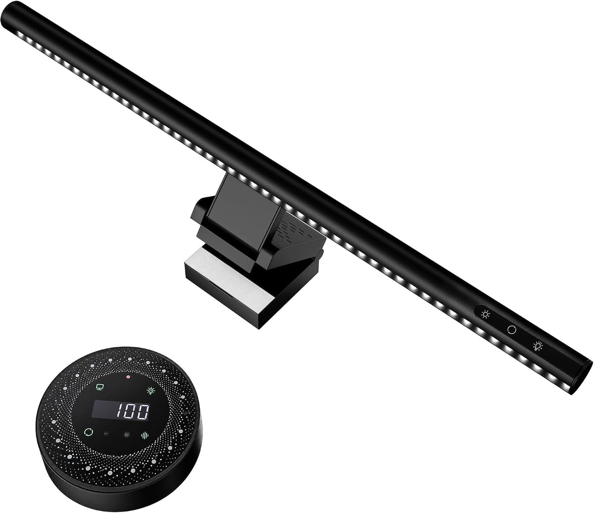 ARES WING Monitor Light Bar with Remote, Auto Dimming, No-Glare Lighting & Sedentary Reminder