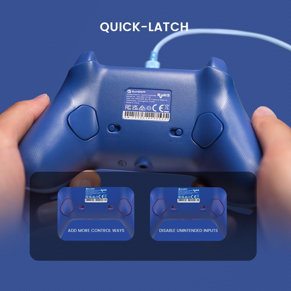 Pro Wired Game Controller – Hall Effect Joysticks, Custom Back Keys, Vibration Triggers, 3.5mm Audio Jack for Xbox Series X|S, Xbox One & Windows 10/11