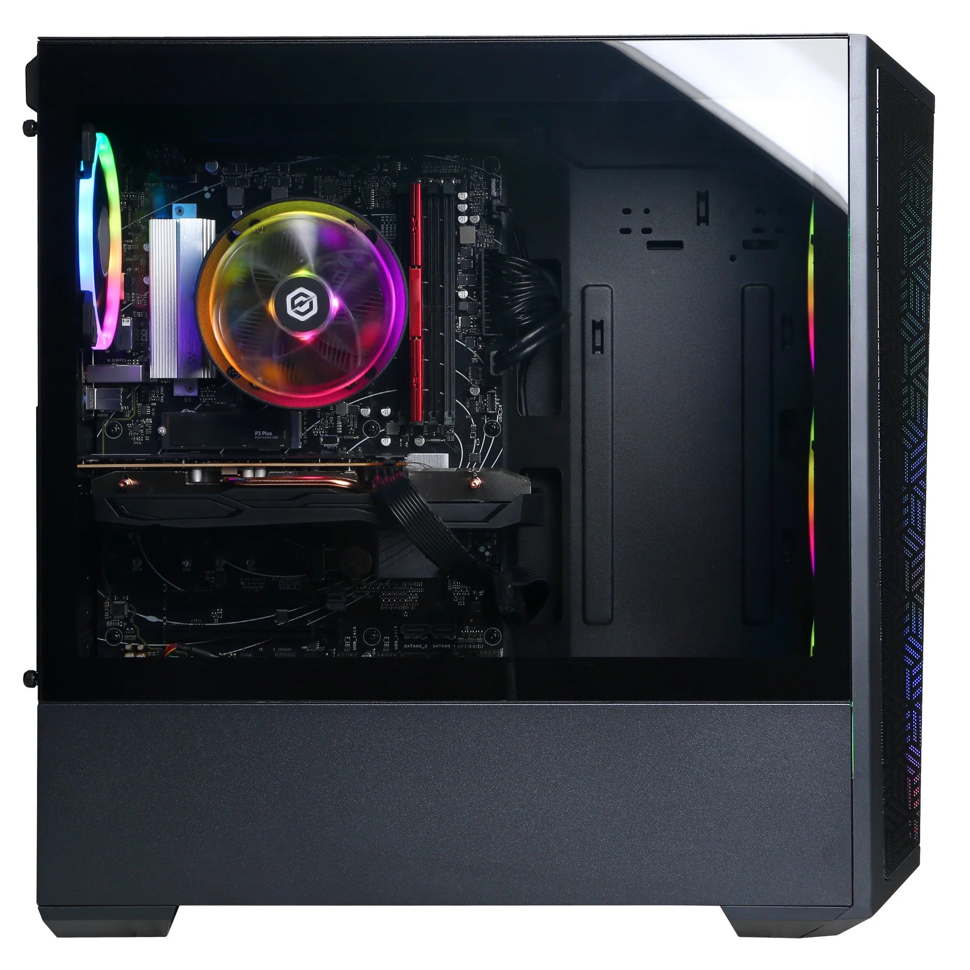 CyberPowerPC Gamer Master Gaming Desktop, AMD Ryzen 5 7600, Radeon RX 7600 8GB, 16GB DDR5 RAM, 1TB NVMe SSD, High-Performance Gaming PC