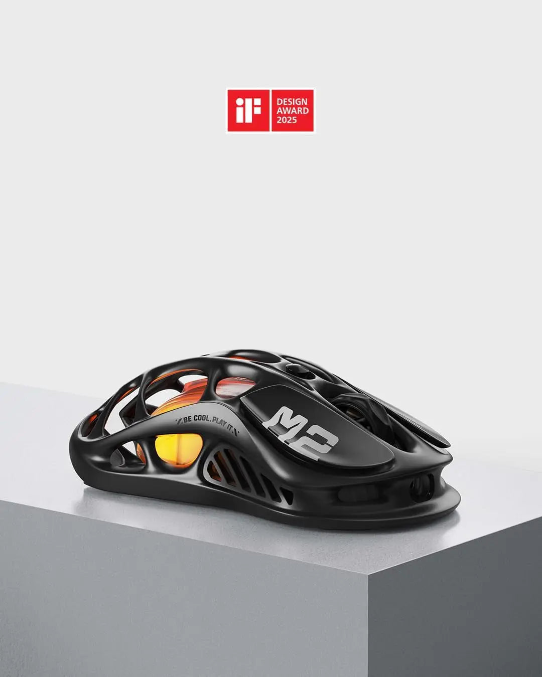 Mercury M2 Wireless Gaming Mouse with 26,000 DPI, PAW3395DM Sensor -79G Lightweight Hollowed-Out Design -5 Programmable Buttons -5 Dynamic Lightsync RGB