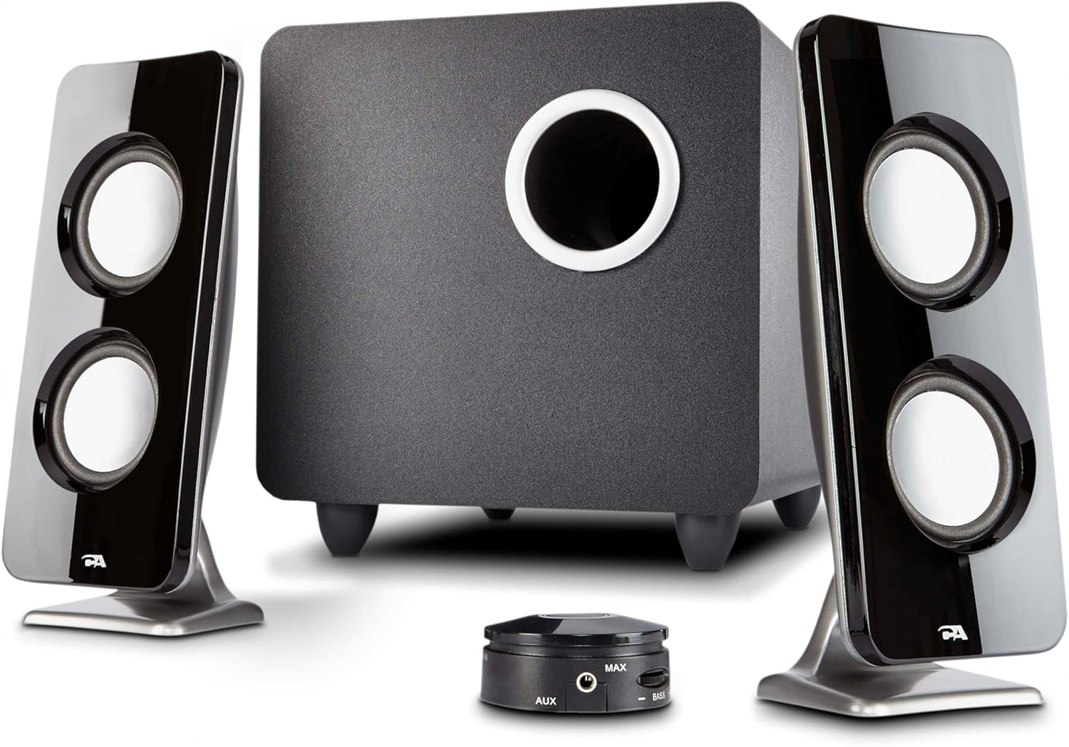 Cyber Acoustics CA-3610 2.1 Gaming Speakers with Subwoofer, 62W PC Desktop Speaker System