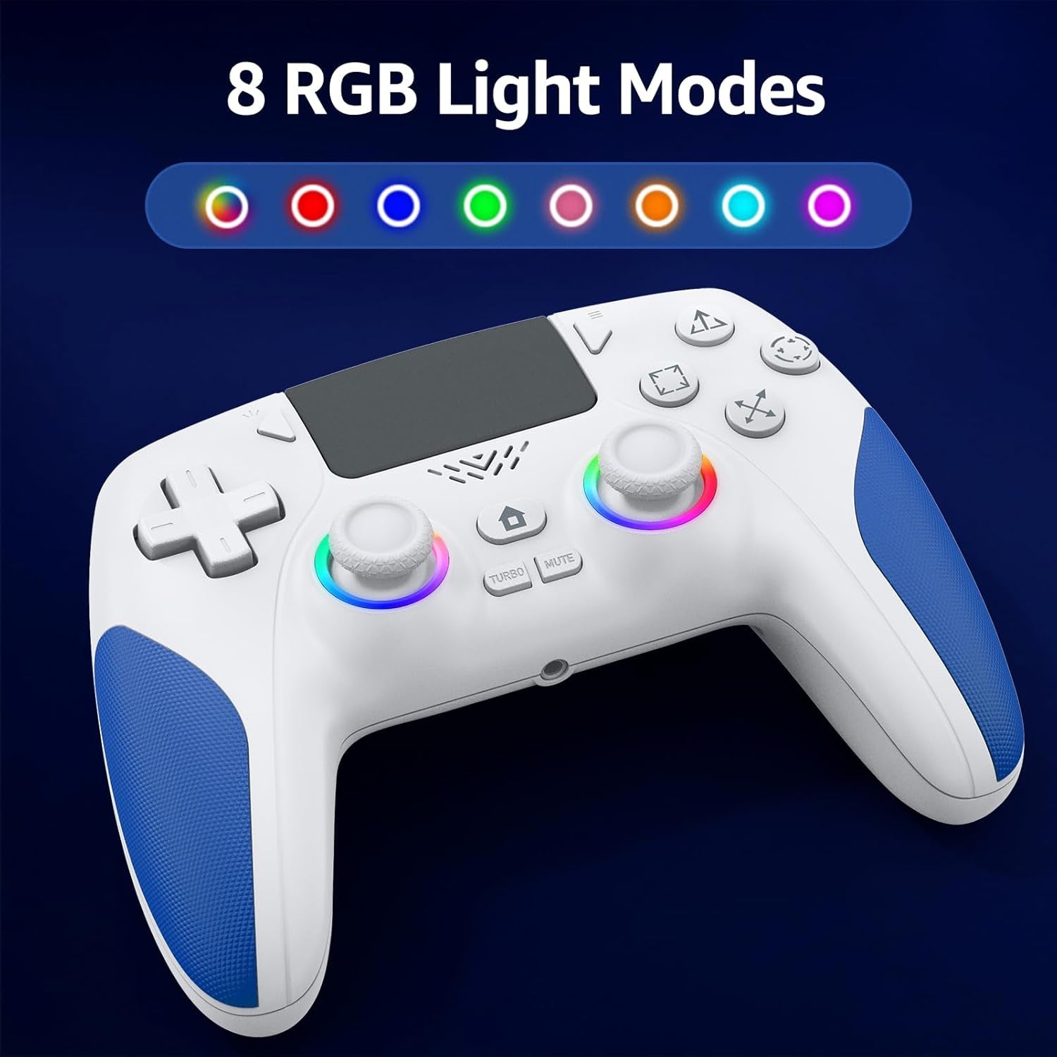 Wireless Controller for PS5 and PC with Hall Effect Joysticks and Triggers