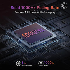 X20 Wireless Gaming Controller with RGB Backlit, 2-Stage Hall Effect Stick, 1000Hz Polling Rate, 6-Axis Gyro on Multi-Platform, Mech Buttons- Compatible with Pc/Switch/Steam/Android