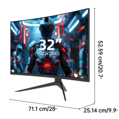 32" FHD 240Hz/1Ms 1500R Curved Gaming Monitor | H32S17F