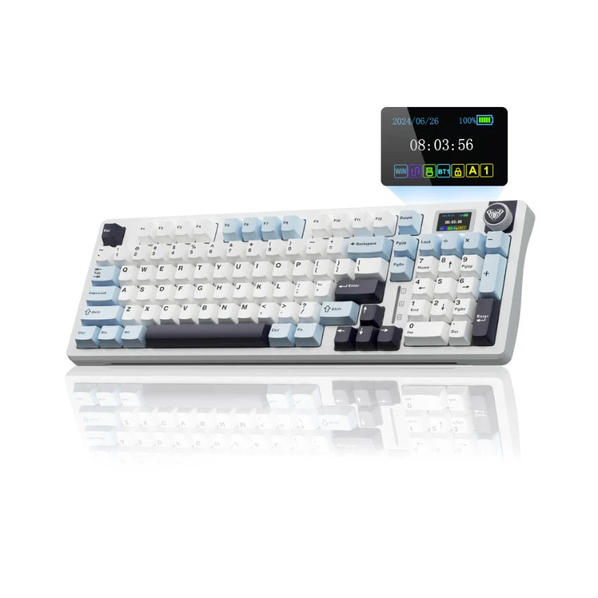 AULA S98 Pro Mechanical Keyboard with Knob& LCD Screen