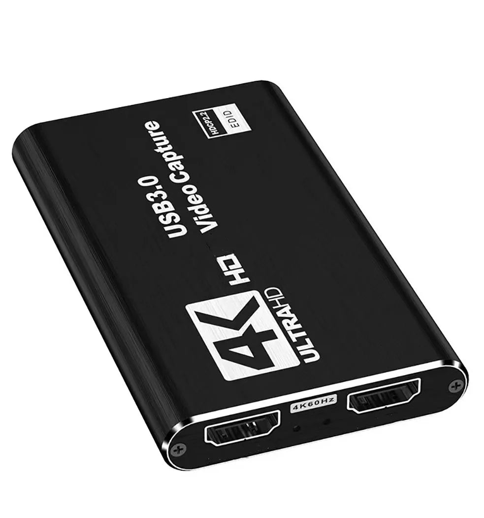 4K HD Video Capture Card – 1080p 60fps USB 3.0 for Streaming and Recording