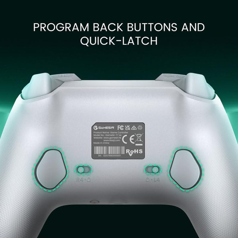 Gamesir G7 SE Wired Game Controller – Hall Effect Joysticks, Custom Back Keys, Vibration Triggers, 3.5mm Audio Jack for Xbox Series X|S, Xbox One & Windows 10/11