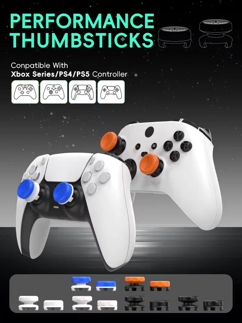 High Rise FPS Thumb Grips for Gaming Controllers Ergonomic Analog Stick Caps Enhanced Grip Galaxy Game Accessories