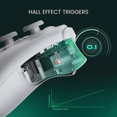 Pro Wired Game Controller – Hall Effect Joysticks, Custom Back Keys, Vibration Triggers, 3.5mm Audio Jack for Xbox Series X|S, Xbox One & Windows 10/11