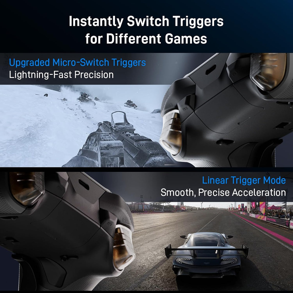 FLYDIGI Vader 5S Wired Xbox Controller, Hall Effect Sticks, Adjustable Tension, 6 Remappable Buttons