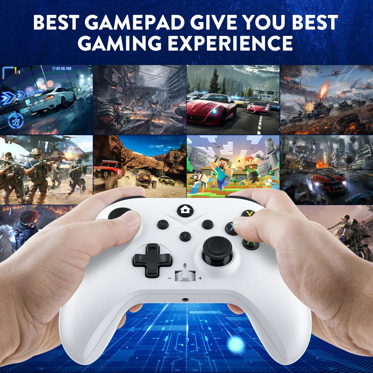 Wireless Controller for Xbox Series X|S, Xbox One & PC, 2.4GHz, Turbo & Dual Vibration