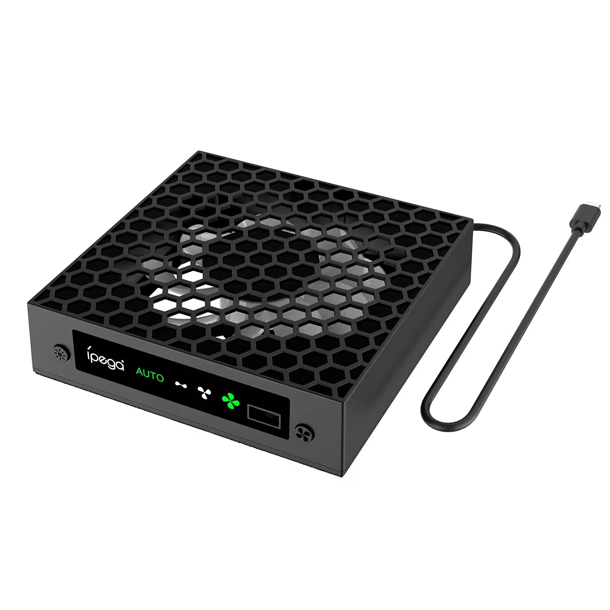 Suitable for Xbox Series X Game Console Intelligent Temperature Control Cooling Fan with RGB Lights Headphone Hook