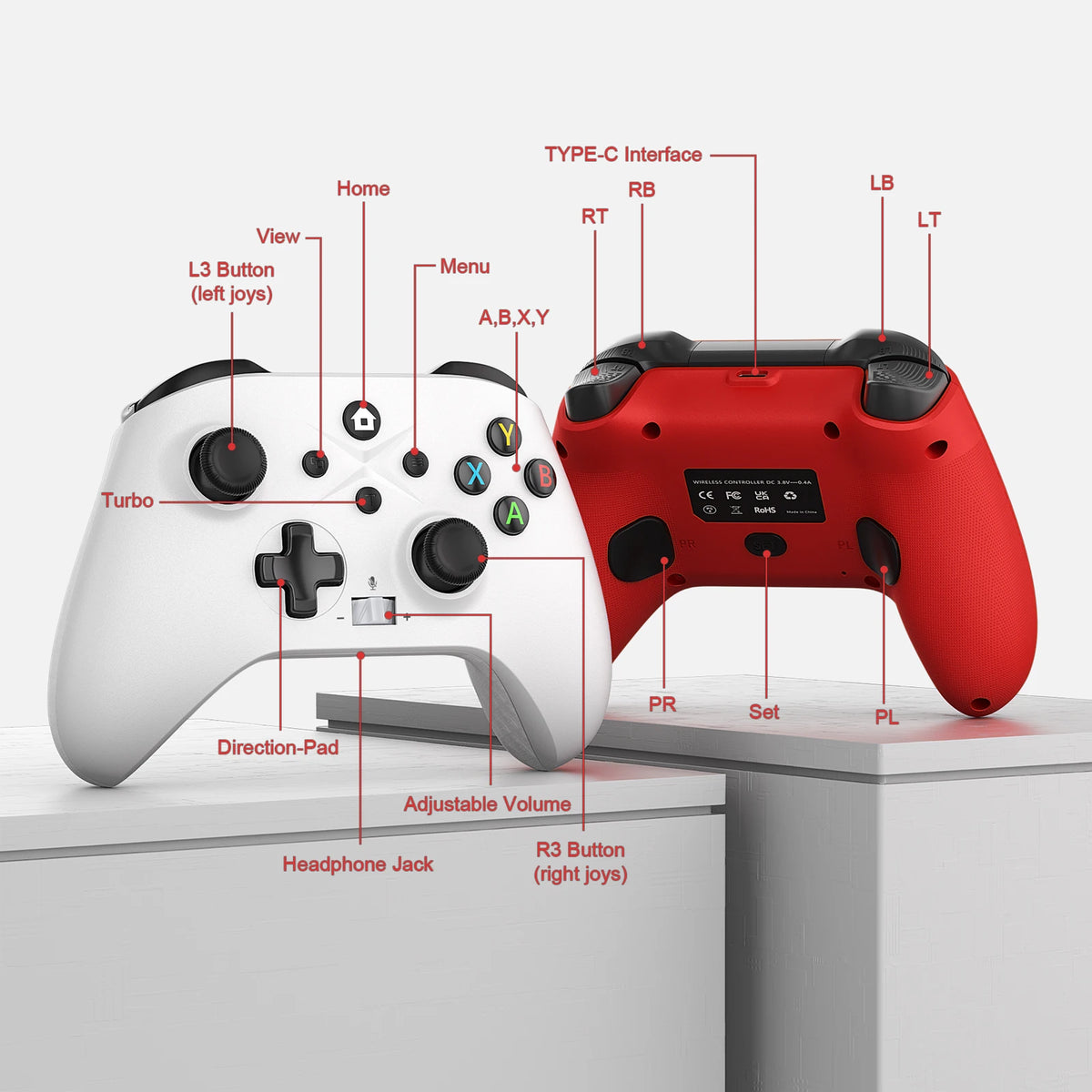 Wireless Controller for Xbox Series X|S, Xbox One & PC, 2.4GHz, Turbo & Dual Vibration