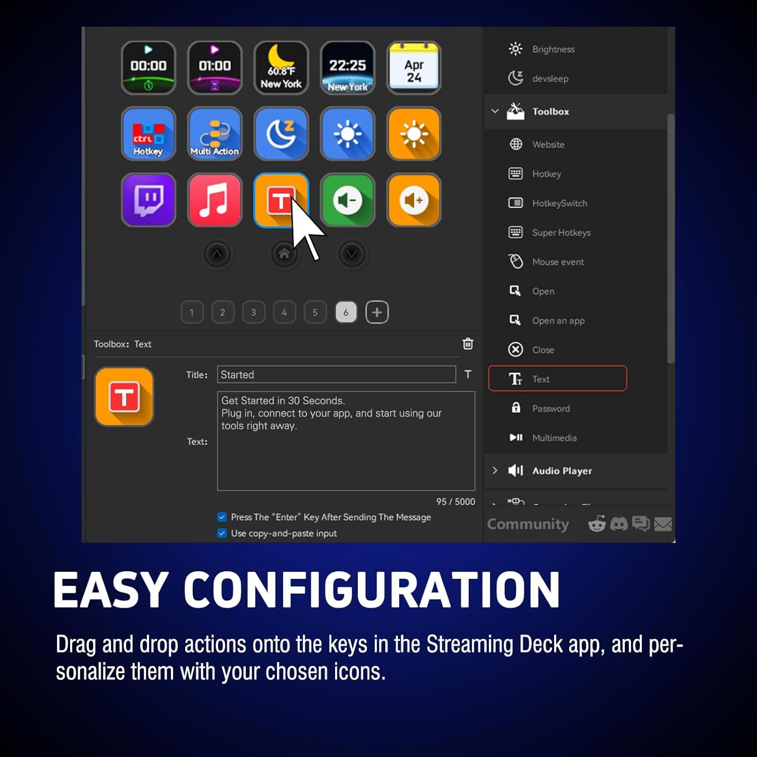 VSDINSIDE Macro Keypad and Stream Controller Deck
